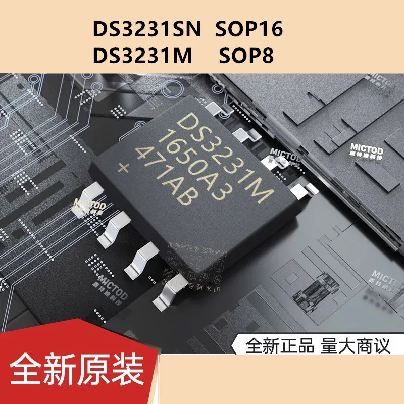 10adet DS3231SN SOP16 DS3231M SOP8 Real-time Clock Module Chip