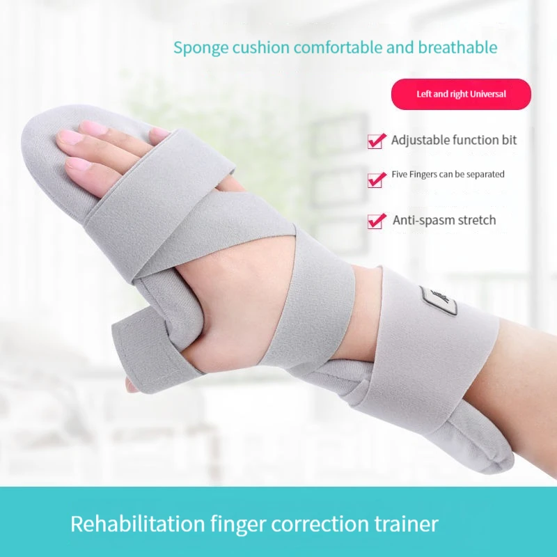 

Finger Splint Hand Wrist Fracture Fixed Finger Corrector Splint Old People Stroke Hemiplegic Rehabilitation Training Equipment