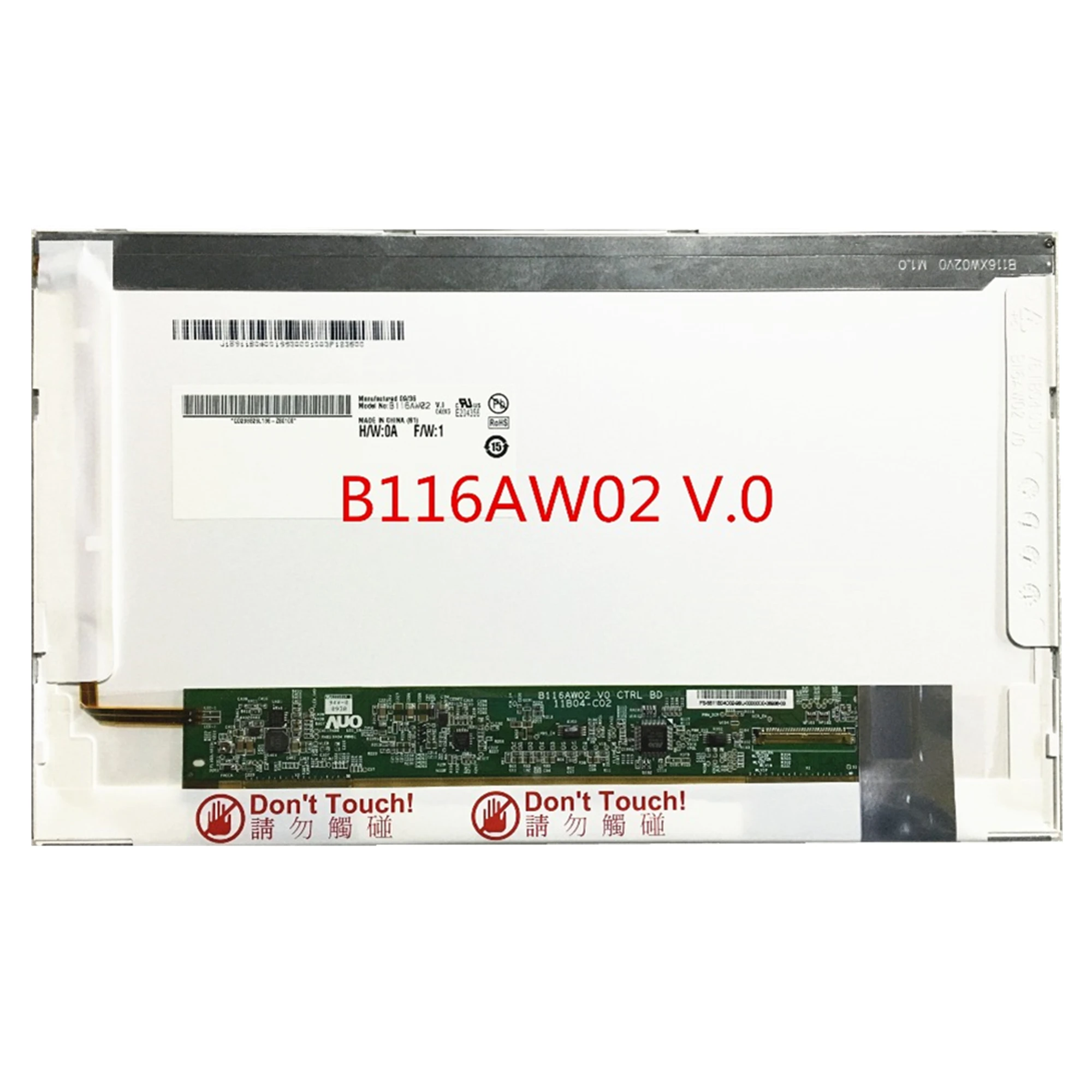 

B116AW02 V.0 N116L6-L02 LP116WSA TLA1 11,6 ''ЖК-экран ноутбука 1024*600 LVDS 40 pin