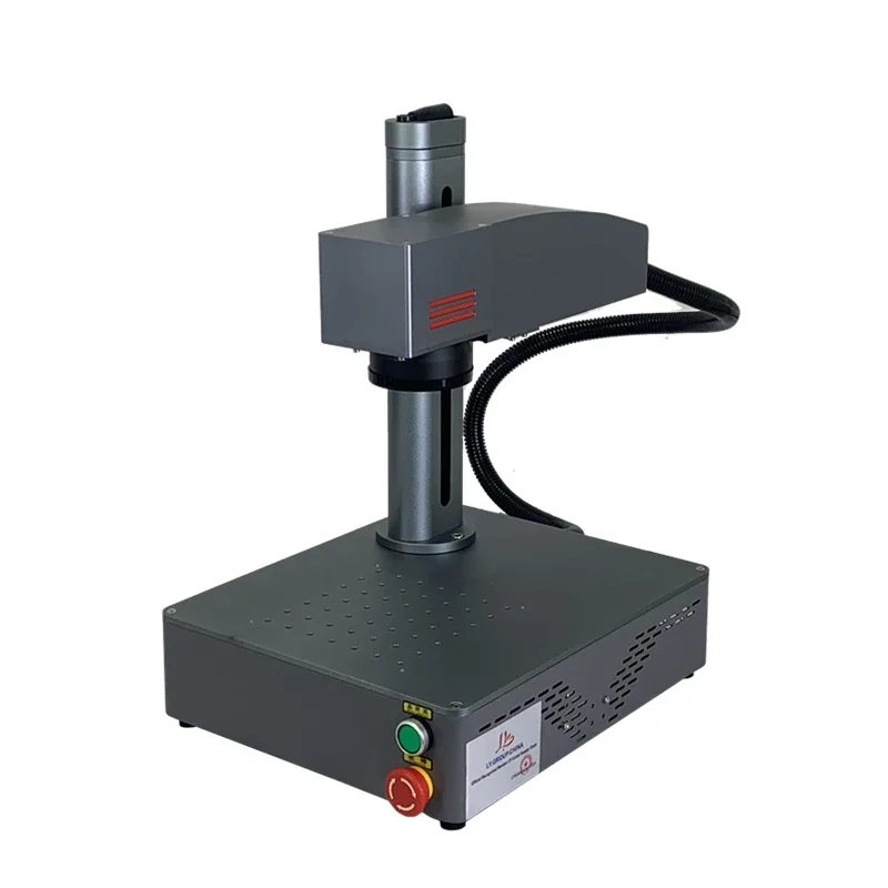 Mini Fiber Laser Marking Cutting Machine for Plastic Metal Engraving 20W 30W Max Optical Fiber Laser Engraver Gold Siver Cutter