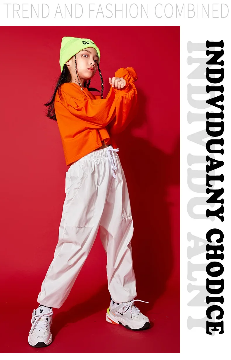 Jazz-Tanz- und Laufstegkostüme für Mädchen, Sportuniformen für Schüler, Hip-Hop- und Streetdance-Kostüme für Kinder – Detail 11