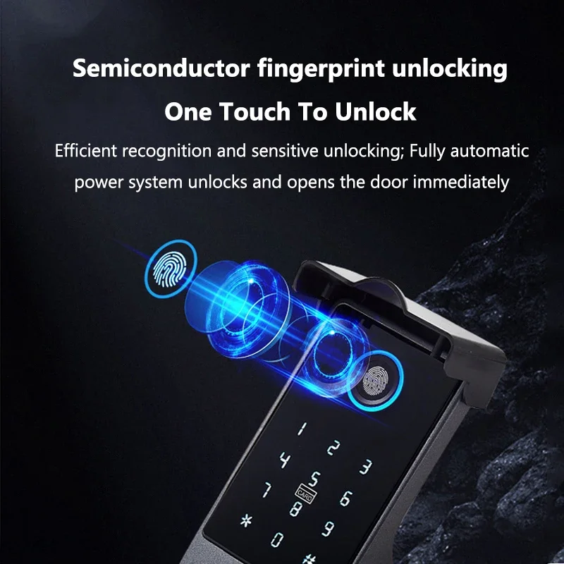 

Приложение TTLock, Wi-Fi, замок с отпечатками пальцев, Tuya, водонепроницаемый Bluetooth, уличные ворота, пароль, IC-карта, без ключа, умный дом, электронный дверной замок