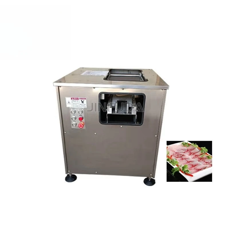 Automatic Oblique Fish Cutting Machine Electric Black Fish Boiled Fish Slicer Machine