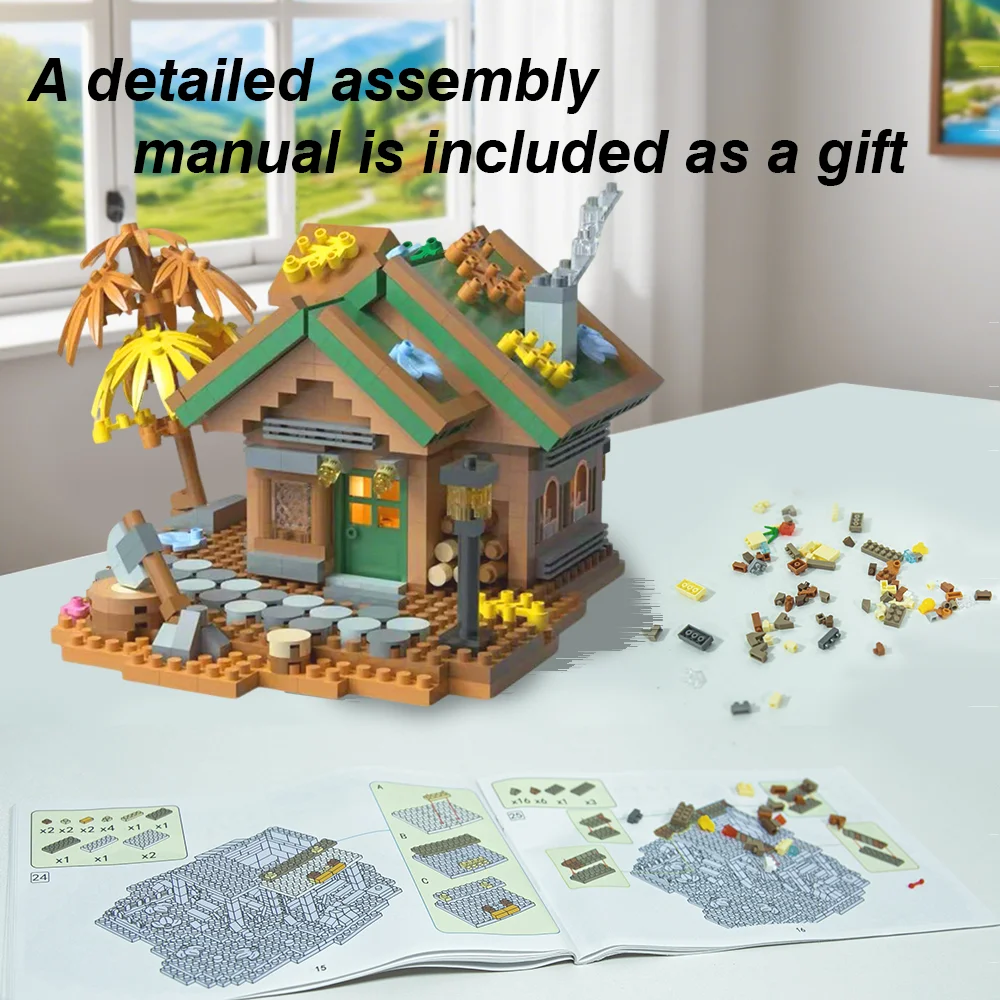 Unique Treehouse Gift Set - Complete DIY Wooden Model, Perfect for Birthday & Anniversary Present