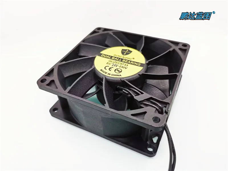 92 * 92 * 38 AC EC 24V 110V 220V 230V double ball bearing 9238 axial flow cooling fan