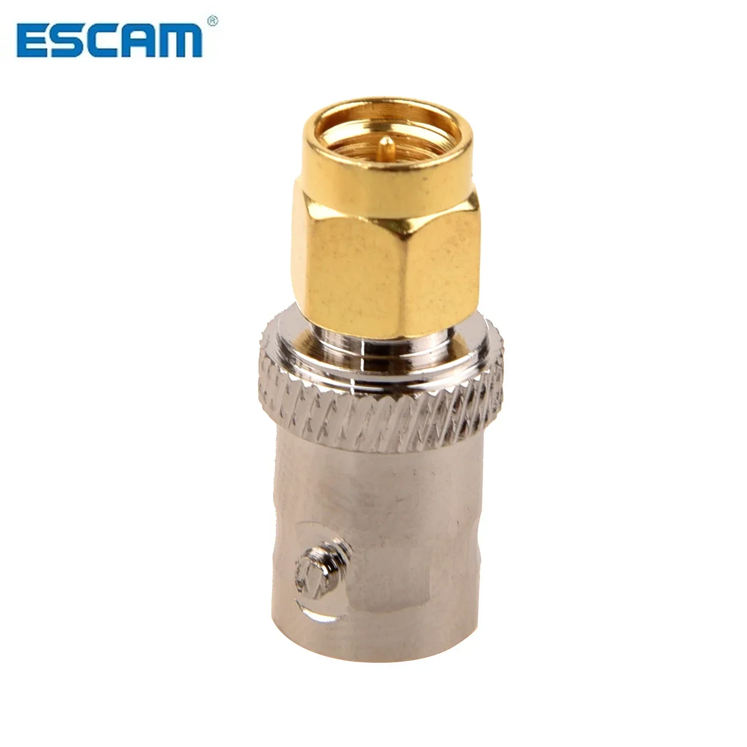 

SMA Male to BNC Female Connector Adapter, Gold Tone to Silver Tone