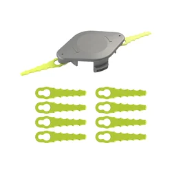 Cabezal de corte con cuchilla de plástico para cortacésped Ryobi RAC155, piezas de repuesto para cortacésped