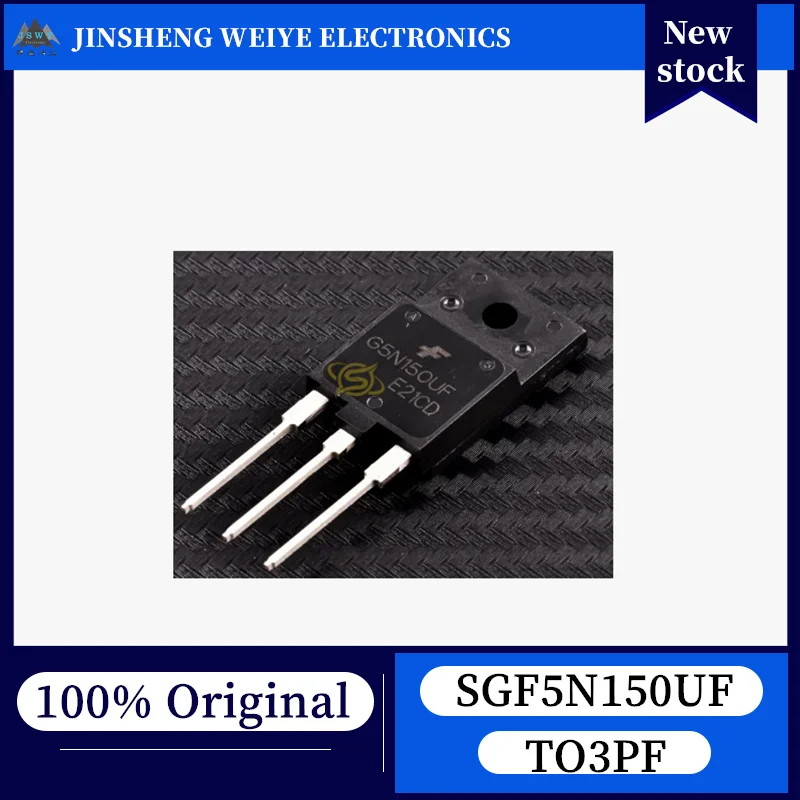 

(5/50 pieces) SGF5N150UF G5N150UF TO-3PF N Channel 1500V 5A Original stock Fast shipping