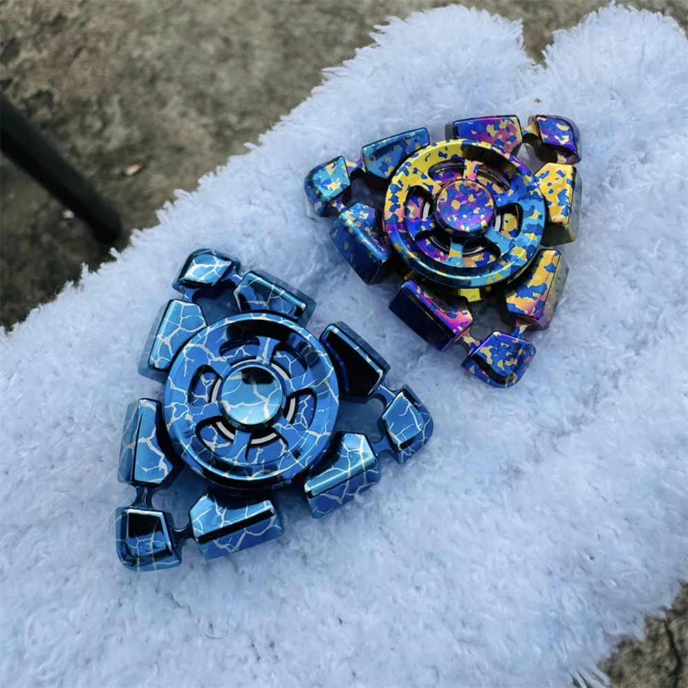 Reorganization Stainless Steel Fidget Slider Fidget Spinner EDC Toys Anti Stress Hand Spinner  ADHD Anxiety Relief Sensory Toys