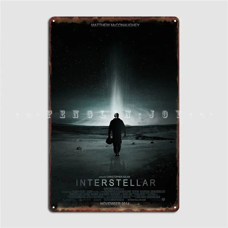 Interstellar Metal Sign Wall Pub Wall Decoration Wall Decor Tin Sign Posters