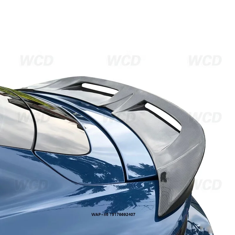 

For 19-21 forPorsche Taycan Carbon Fiber Rear Trunklid Spoiler