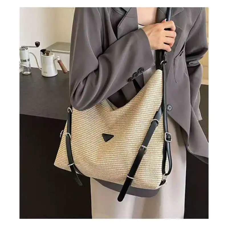 

Модная ретро-сумка через плечо с высоким качеством исполнения, большой вместимостью, универсальная, подходит для повседневного использования, женская сумка.