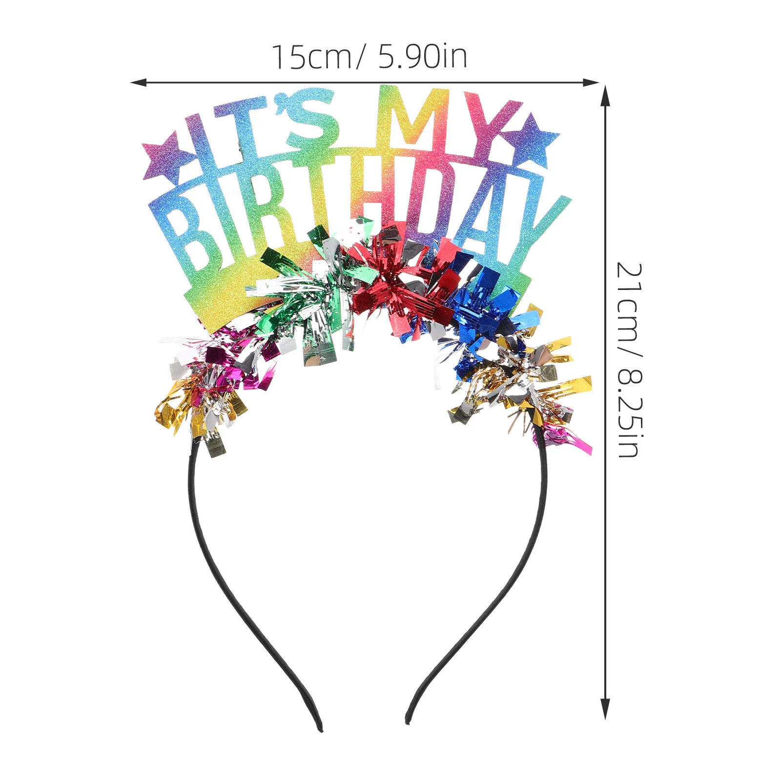 عصابة رأس ملونة لامعة لعيد الميلاد، عصابة رأس على شكل تاج لعيد ميلادي لديكورات الحفلات، الاحتفالات السعيدة للبالغين