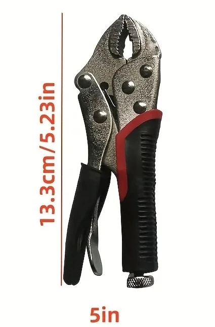 

5-дюймовые плоскогубцы с фиксатором, плоскогубцы с изогнутыми губками, прямые многофункциональные сварочные инструменты с длинным носом