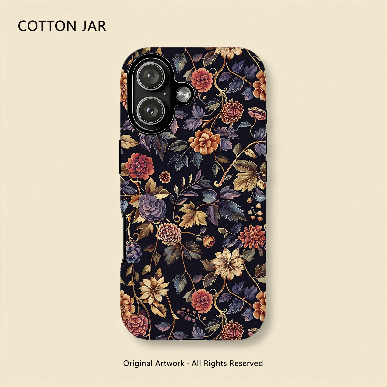 

For Magsafe Retro Flower Case For iPhone 17 16 15 14 13 12 Pro Max Plus Magnetic Shockproof Cover