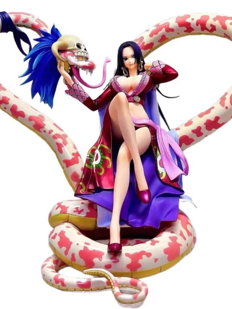 Neue 21 cm große One Piece Anime-Figur Boa·hancock Actionfigur aus PVC, Sammlerstück, Dekorationsmodell, Puppenspielzeug für Kinder, Geburtstagsgeschenke