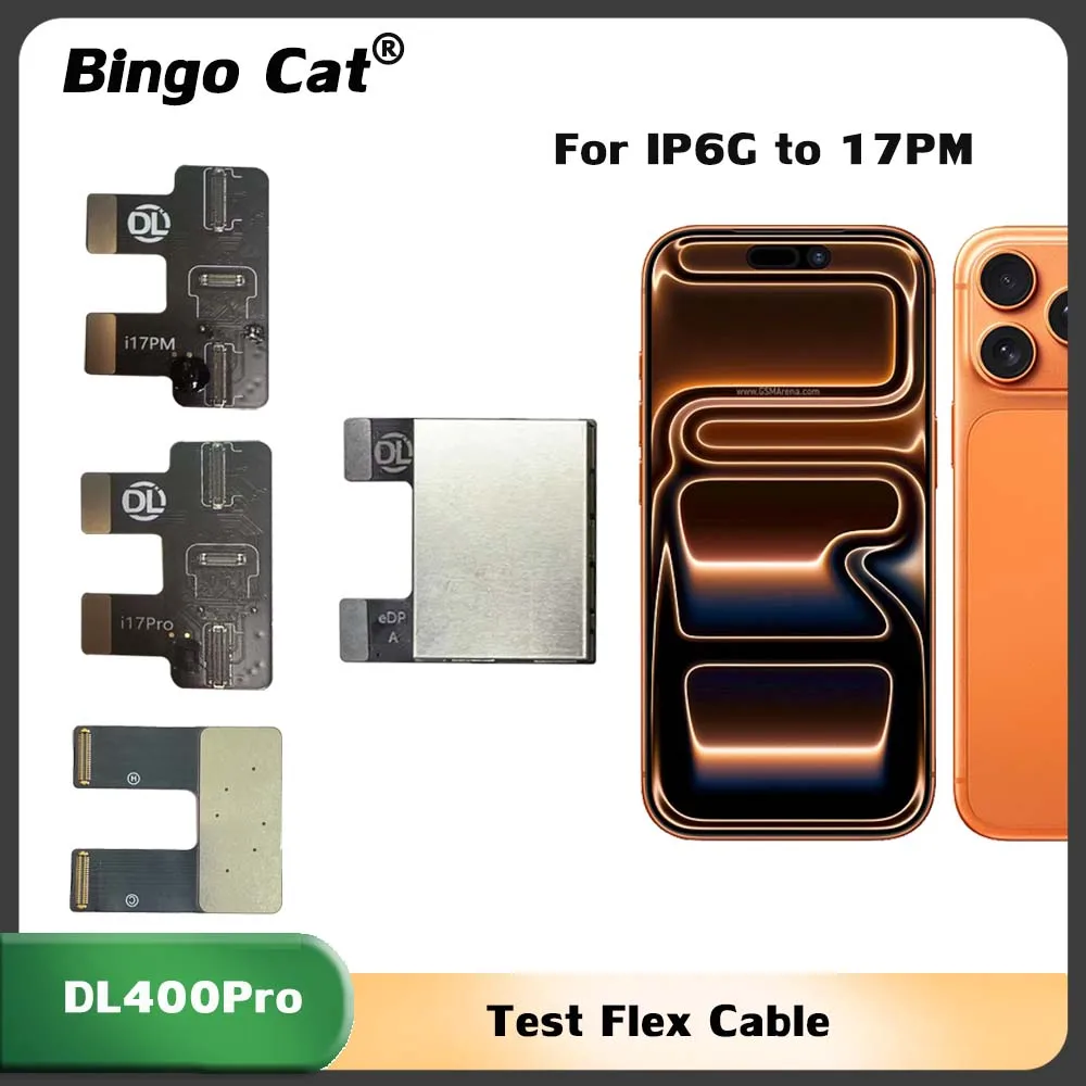 DL400 Pro LCD Tester New 17Pro/17ProMax/16Pro/16ProMax Test Flex Cable & Memory Expand IC & EDP Board And V4.0 Connector Board