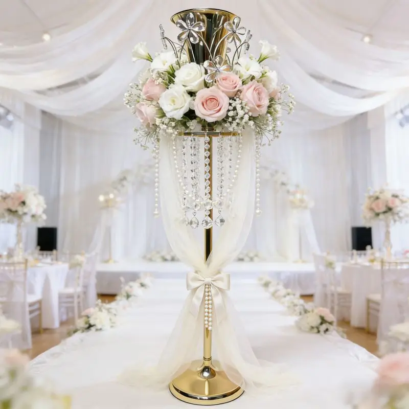 

Свадебные декорации: золотые железные подставки для цветов с кристаллами, указатели для прохода на вечеринку, банкет, мероприятие, украшение для дома, декор для гостиной, 5 шт.