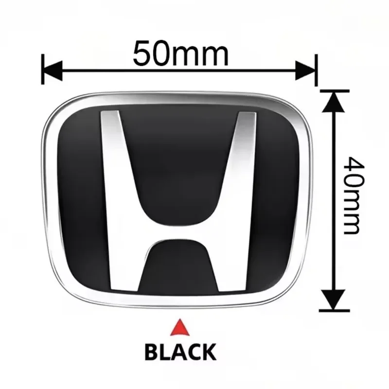 عجلة توجيه سيارة شعار H-ملصق لهوندا سيفيك أكورد سيتي CRV اليشم صالح أوديسي الهجين أحمر أسود أزرق تعديل الداخلي #5