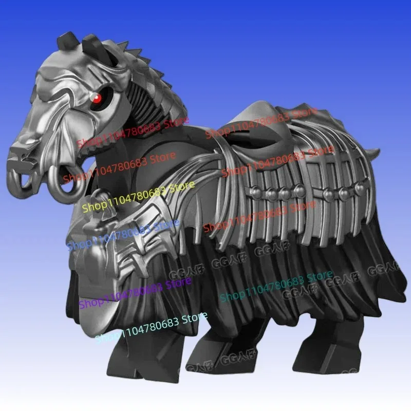 MOC Nuovo Building Block Shield Warrior Mini Figura Modello di assemblaggio Display Toy Figurine Anime Personaggio dei cartoni animati Regalo da collezione