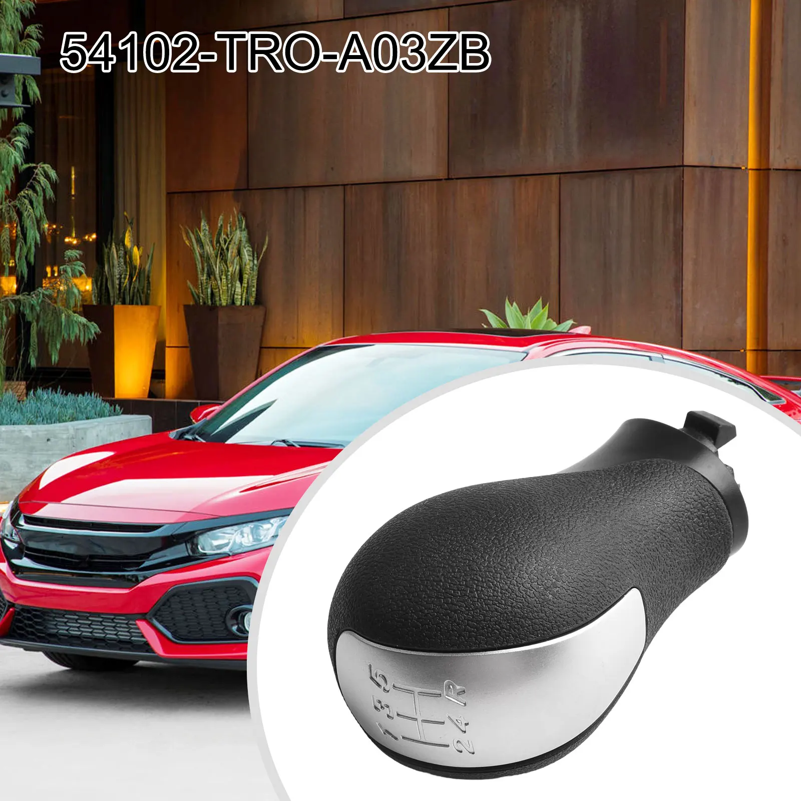 5 Speed Shift Knob For Honda Ěntián Sīyù 2012-2015 54102-TR0-A03ZB 54102TR0A03ZB Huàn Dǎng Gǎn Bì Tóu Qiú 5 Sù Hu