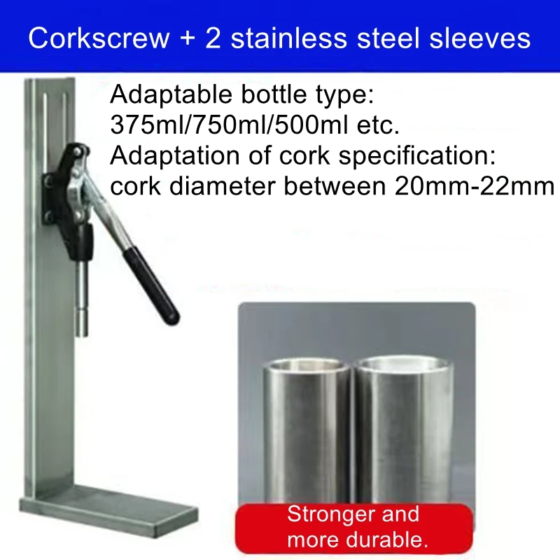 

red wine bottle corkscrew cork press machine machine Stainless steel corkscrew winesealing machine