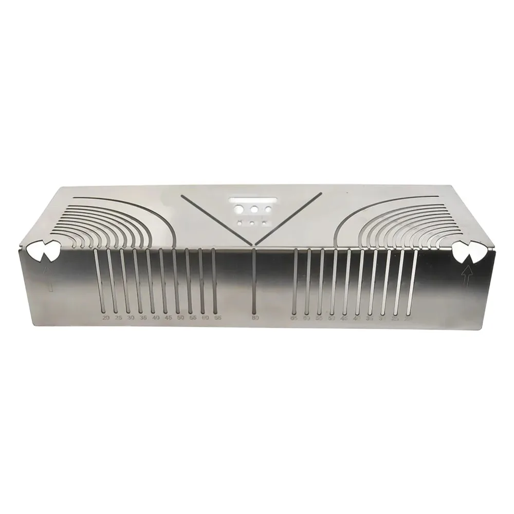 

Stainless Steel Angle Arc Marking Tool Multifunction Smooth Arcs Pipe Cutting Guide Precise Angles Metal Marking