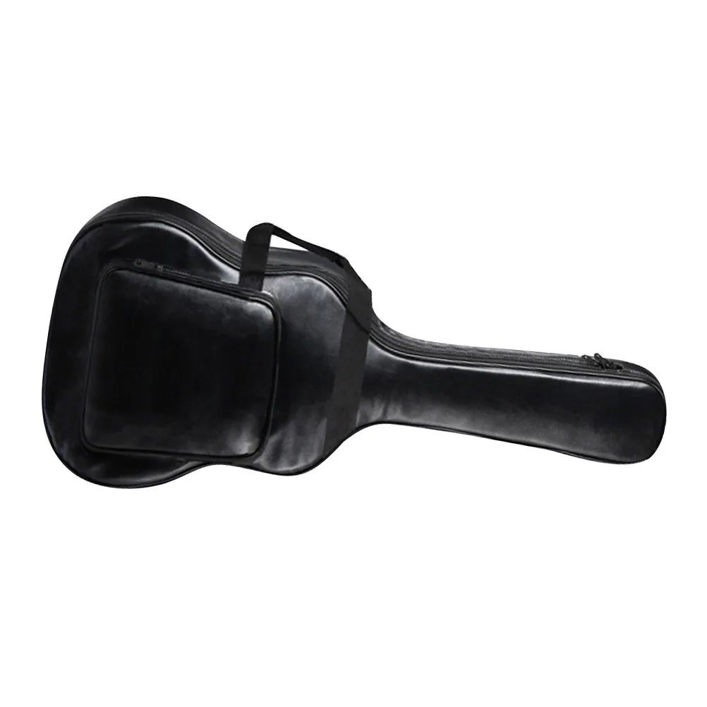 

Чехол для гитары (1 шт.), с двойными плечевыми ремнями, для акустических и фолк-гитар 40-41 дюймов, портативный, с большим карманом, для выступлений на открытом воздухе