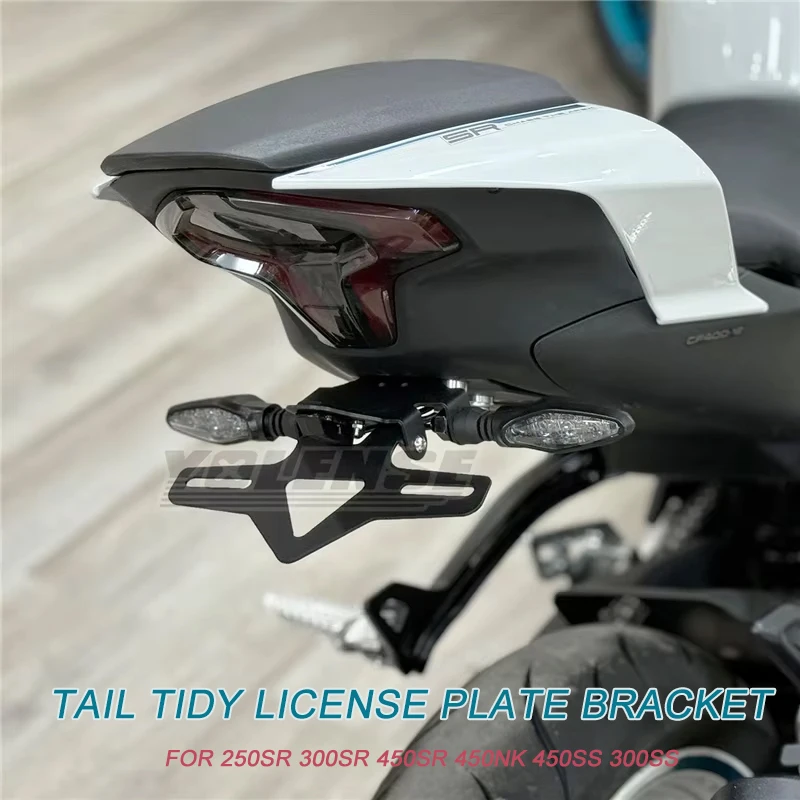Motorcycle Tail Tidy Fender Eliminator License Plate Holder Bracket Fit For 250SR 300SR 450SR 450NK 450SS 300SS Modification