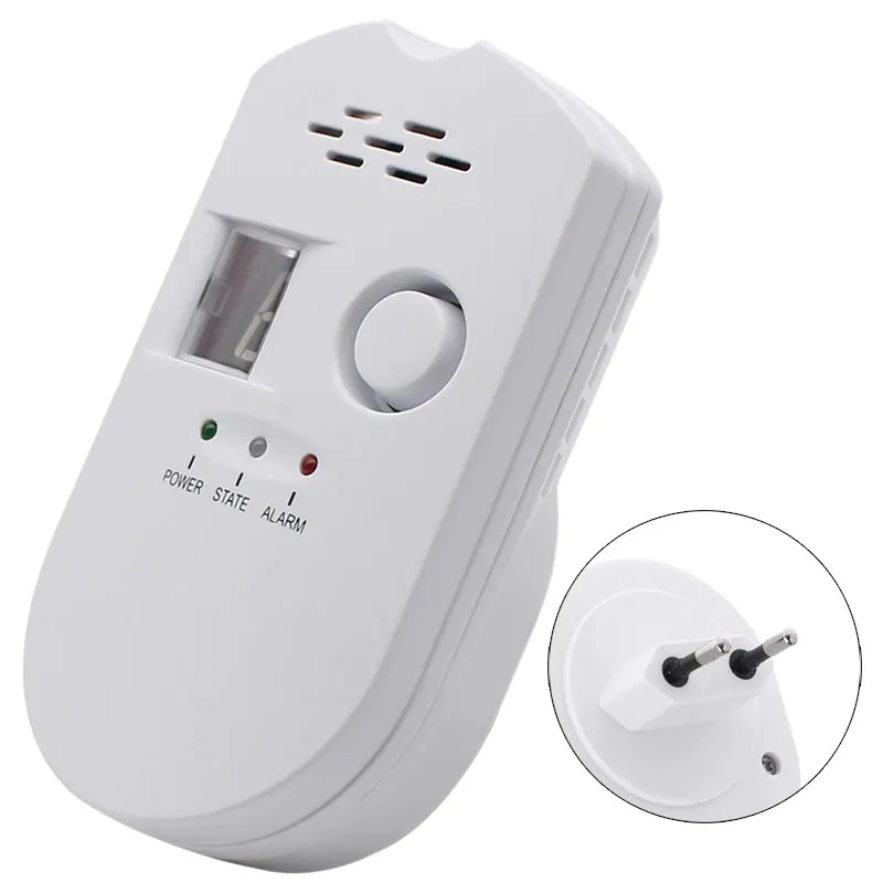 Analisador de Gás com Alarme de Luz Sonora Detector de Gás Combustível Determinador de Localização de Vazamento de Gás Natural