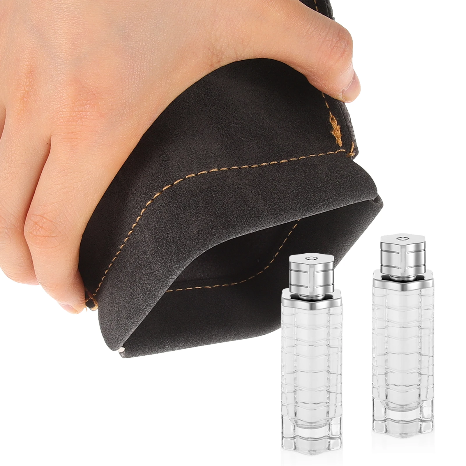 

Automatic Closure Men'S Pu Wallet Vintage Small Coin Bag Ample Storage Cosmetics Durable Wear-Resistant Portable Bifold