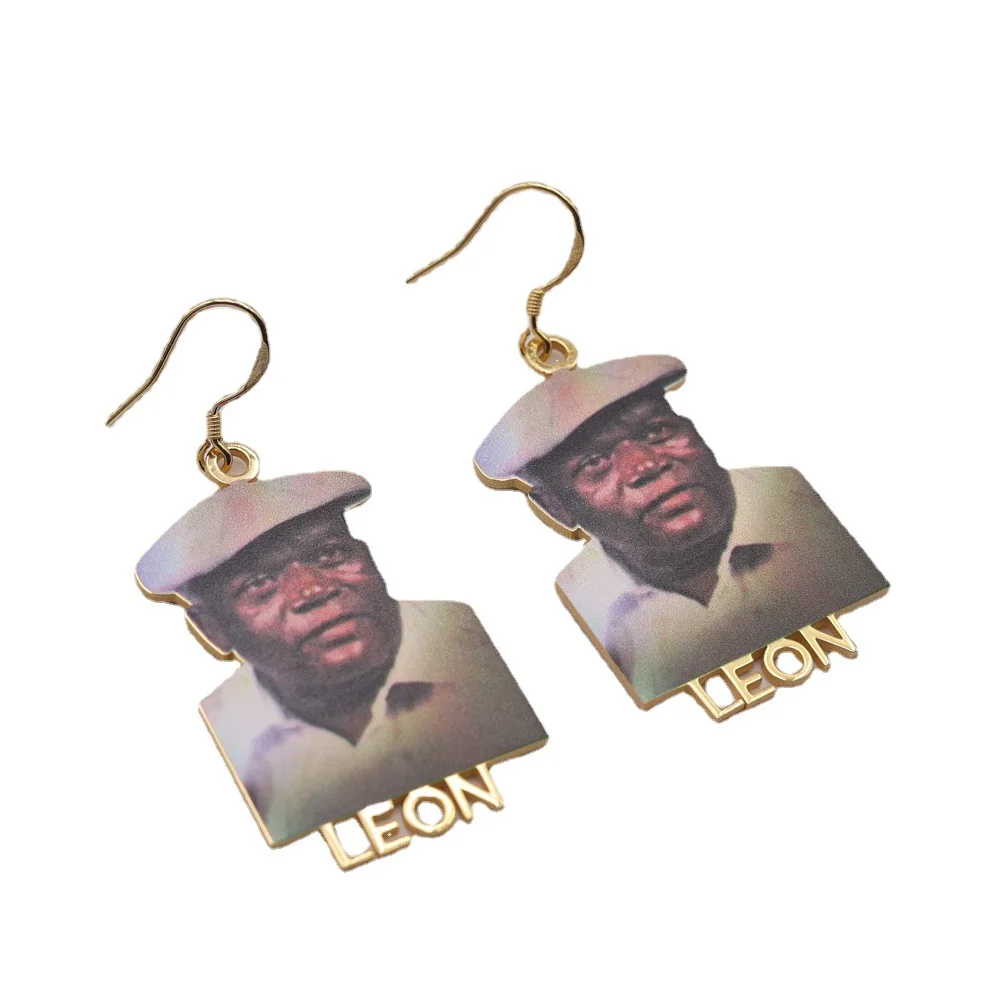 Stainless Custom Photo Necklace Colorful Picture Chain Nameplate Pendant for Kids Custom Memory Jewelry for Family Gifts Collar