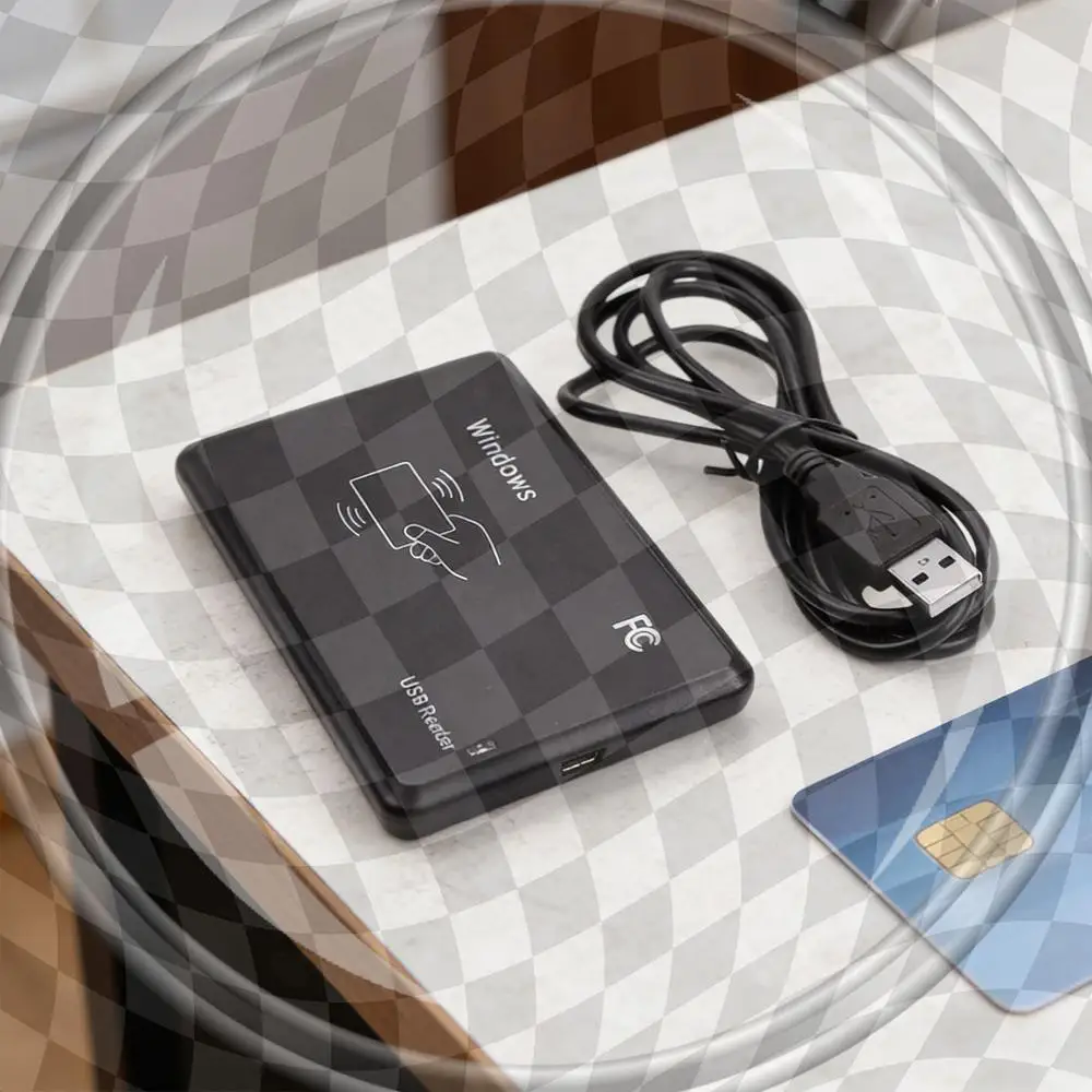 

Contactless IC Card Reader Writer with USB Interface Access Control Encrypted Programmer Compatible for Windows Linux MacOS