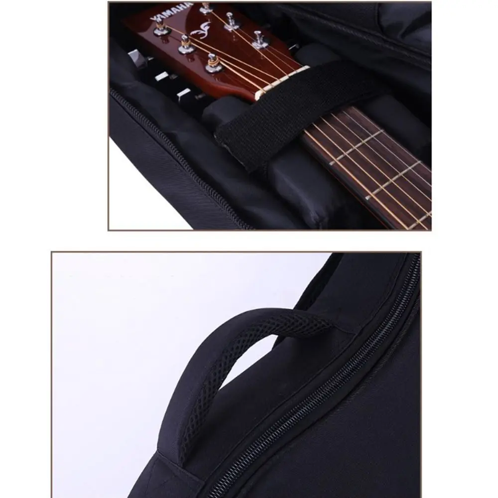 Oxford Guitar Bag Waterproof 36/39/40/41inch Electric Bass Backpack 0.7 Inch Thick Sponge Double Straps Acoustic Guitar Backpack