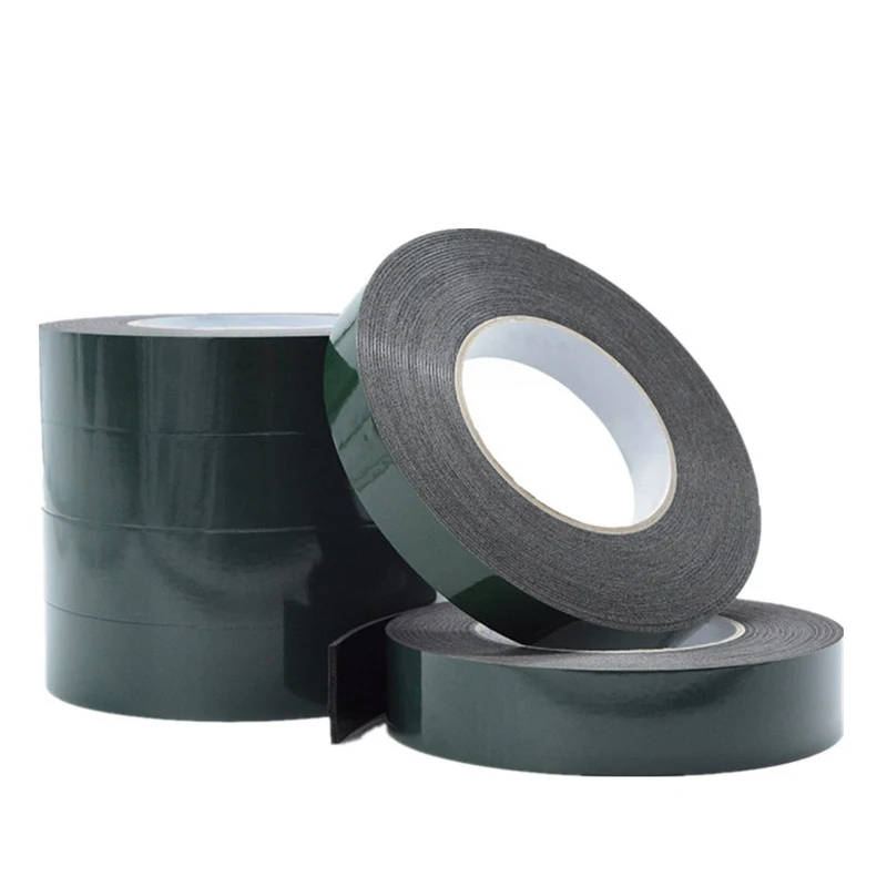 10m Double Sided Tape Strong Adhesive Black Foam Tape for Cell Phone Repair Gasket Screen PCB Dust Proof (1mm Thick)