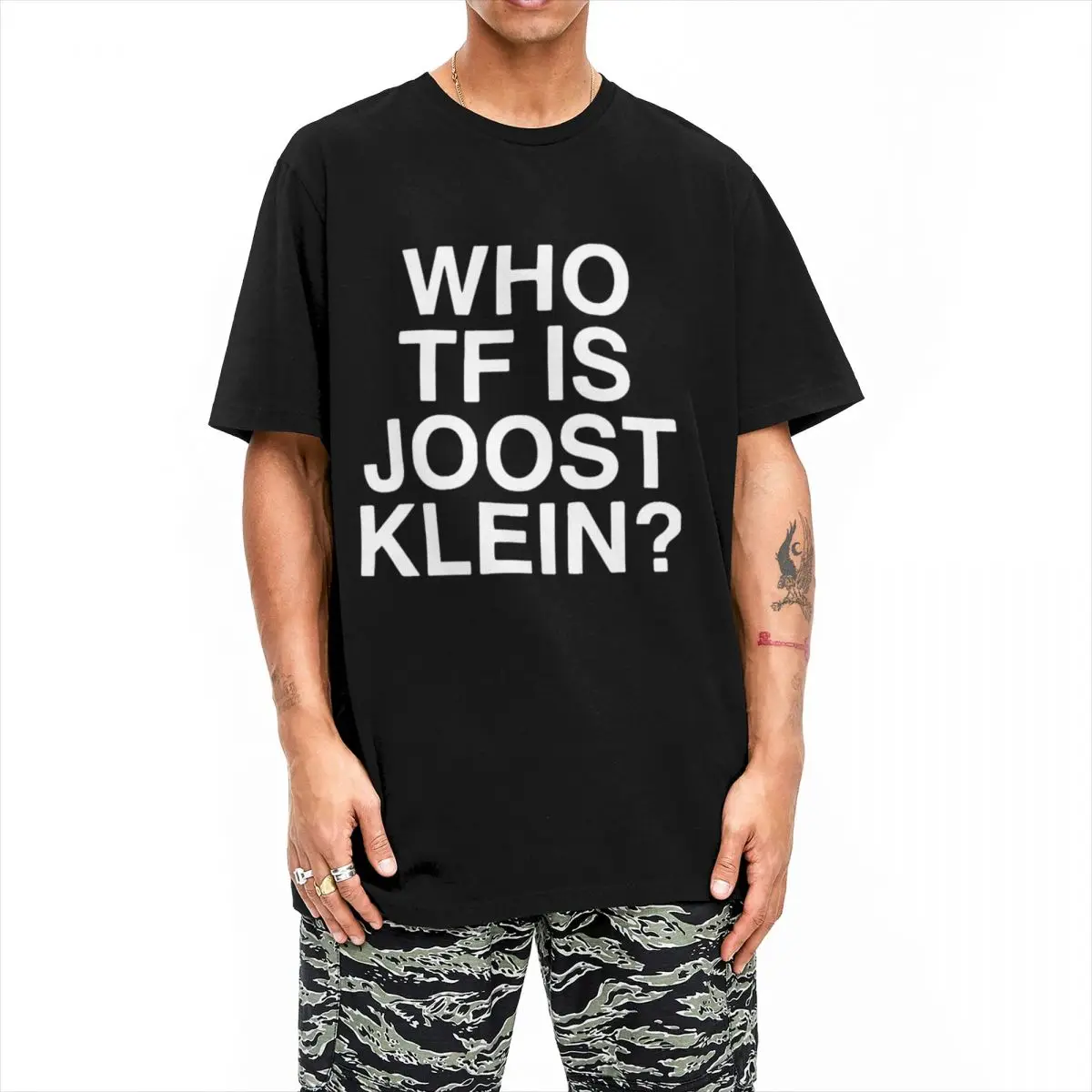 Men Eurovision 2024 T-Shirts Who tf is Joost Klein Cotton Top Tees Summer Short Sleeve T Shirt O Neck Harajuku Casual Tee Shirt