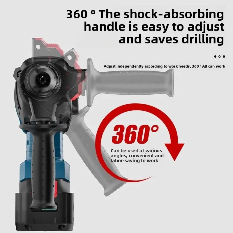 Trapano elettrico a percussione a percussione a batteria senza spazzole 110V/220V con batteria al litio CA