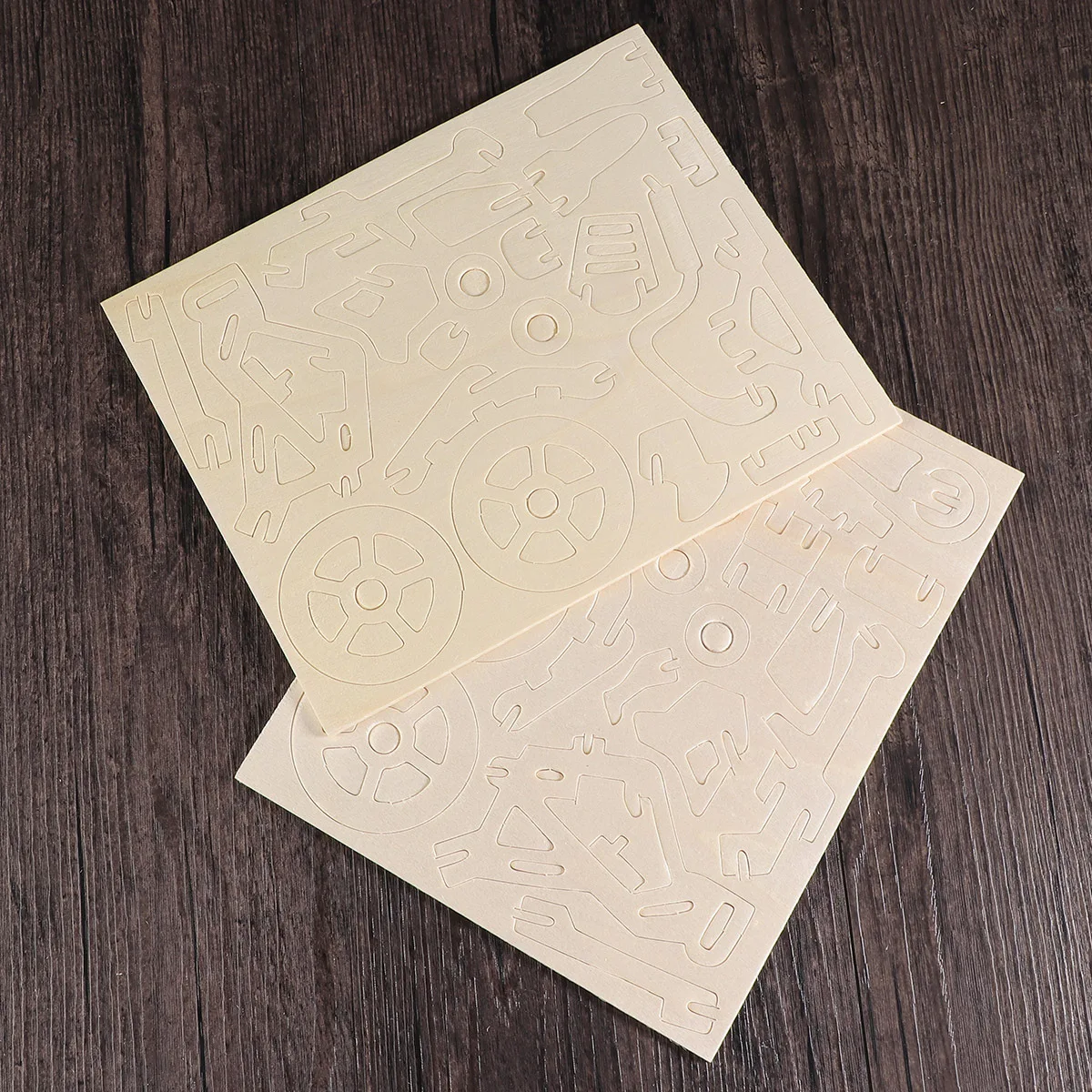 لغز مركبة ثلاثي الأبعاد على الطرق الوعرة، ألغاز تعليمية خشبية يمكنك صنعها بنفسك دعابة الدماغ للأطفال والكبار، مجموعة أدوات بناء الخشب #1