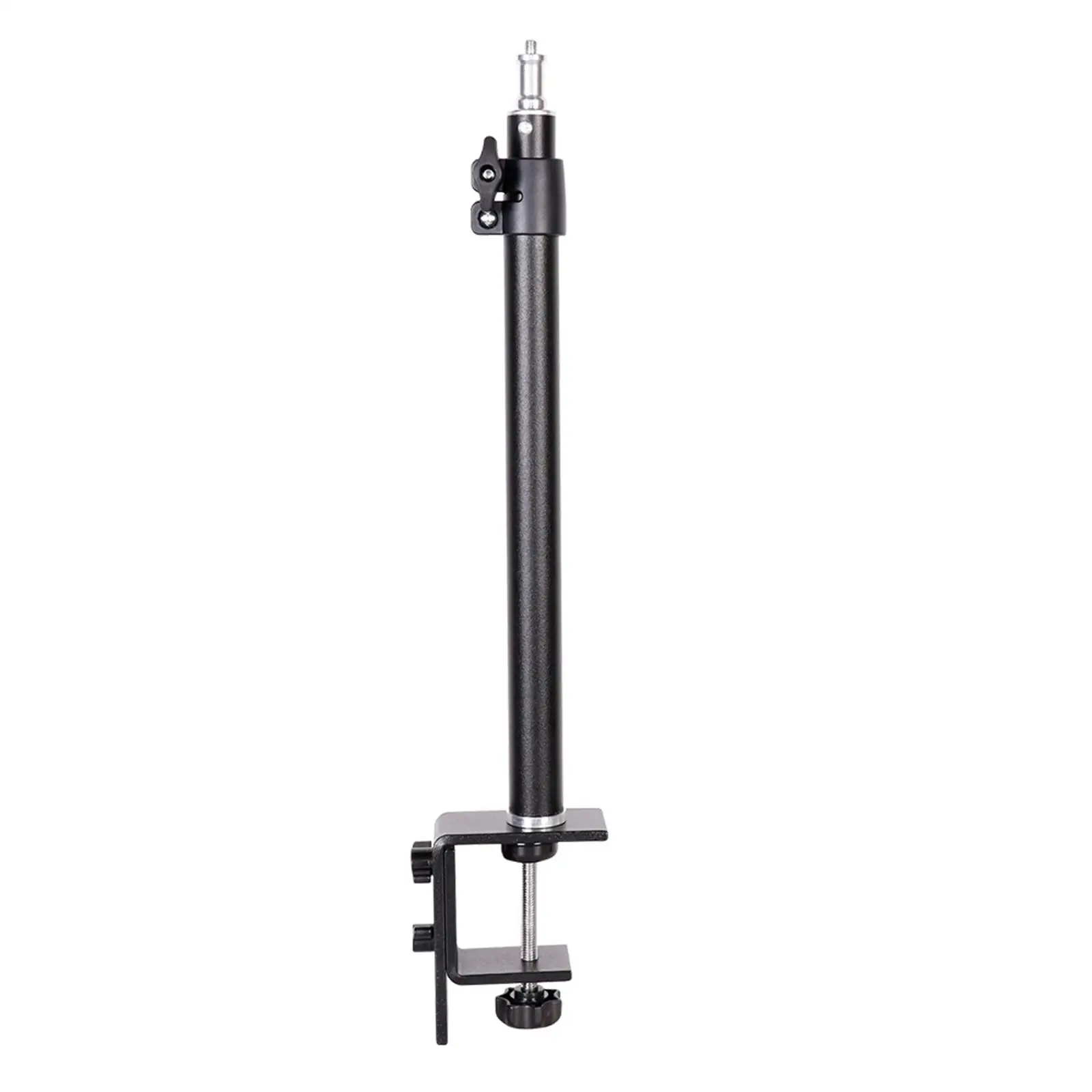 46-74cm Adjustable C Clamp Desk Camera Mount Stand w/1/4 Screw for DSLR Camera Ring Light Camcorder