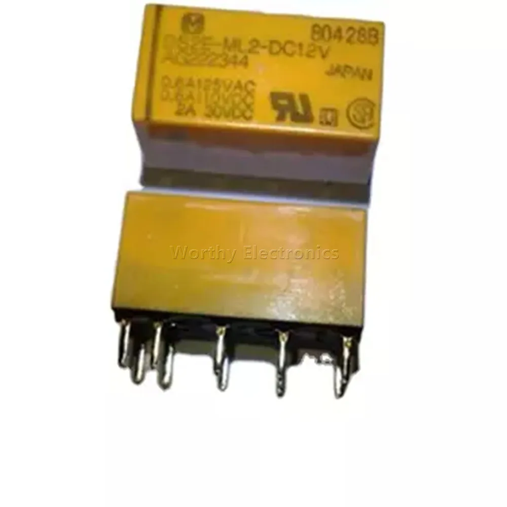 

Free Shipping 10PCS/LOT DS2E 12VDC 2A 10PIN Relay DS2E-ML2-DC12V