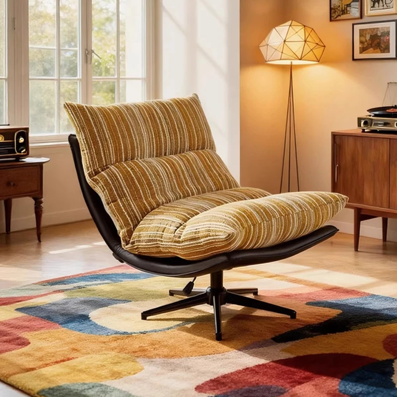 Sillones Reclinables de Lujo para Sala de Estar, Sillón Reclinable Nórdico Relajante, Cómodo para Lectura, Muebles de Salón