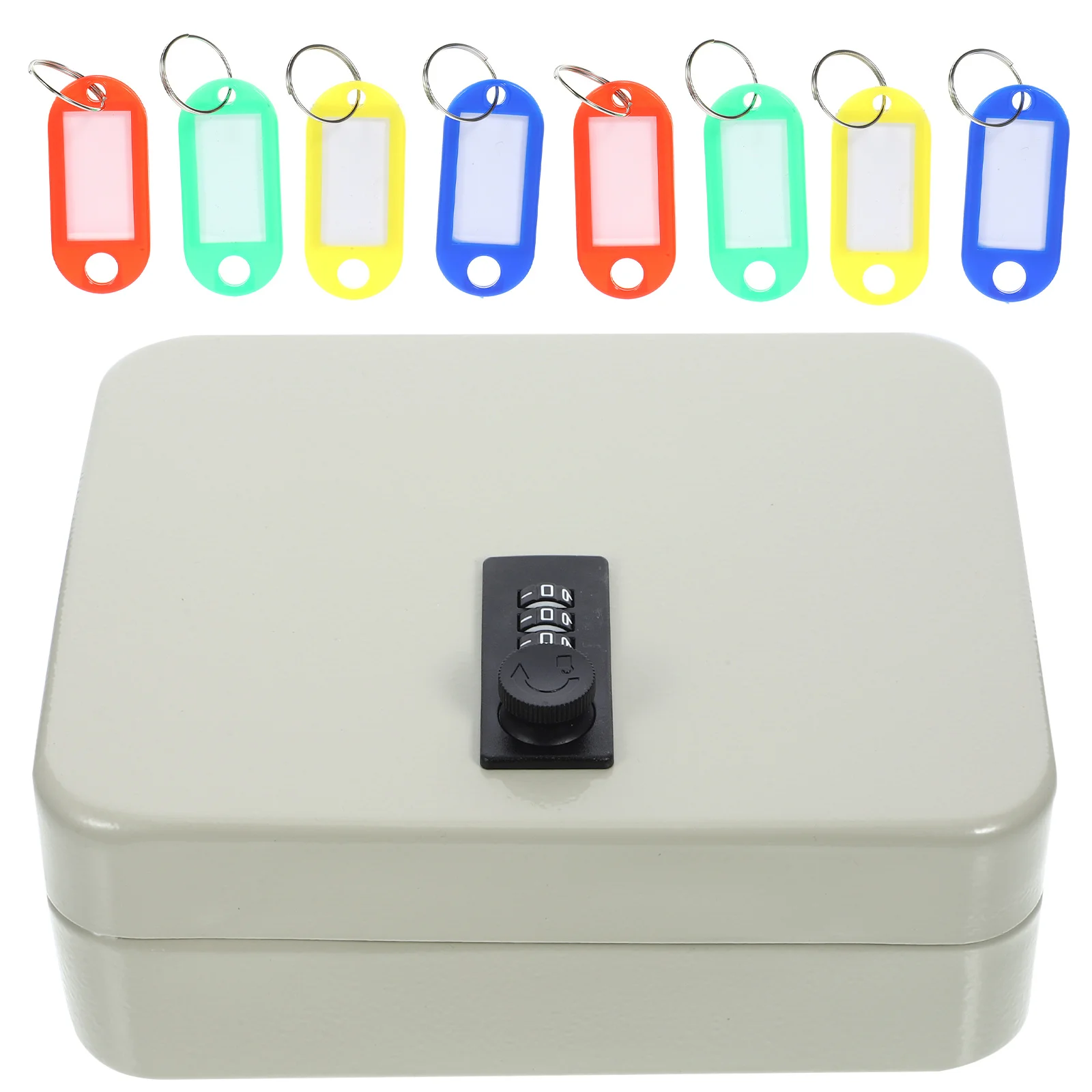 1Set المهنية مفتاح المنظم الحائط خزانة الأمن صندوق حديد خزانة المفاتيح الحائط #6