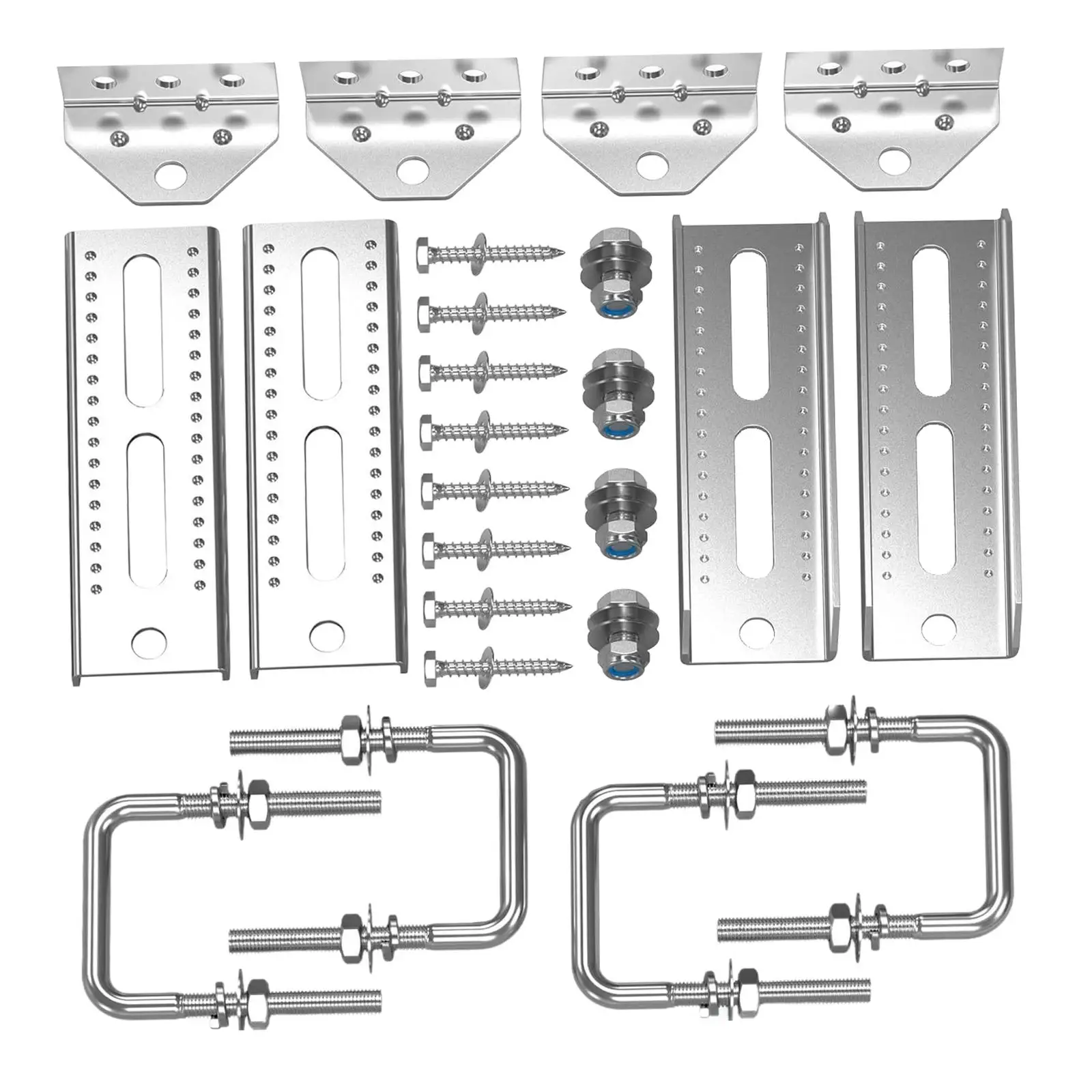 Boat Trailer Bunk Brackets Kit Replacement with Nuts Screws Boat Accessories