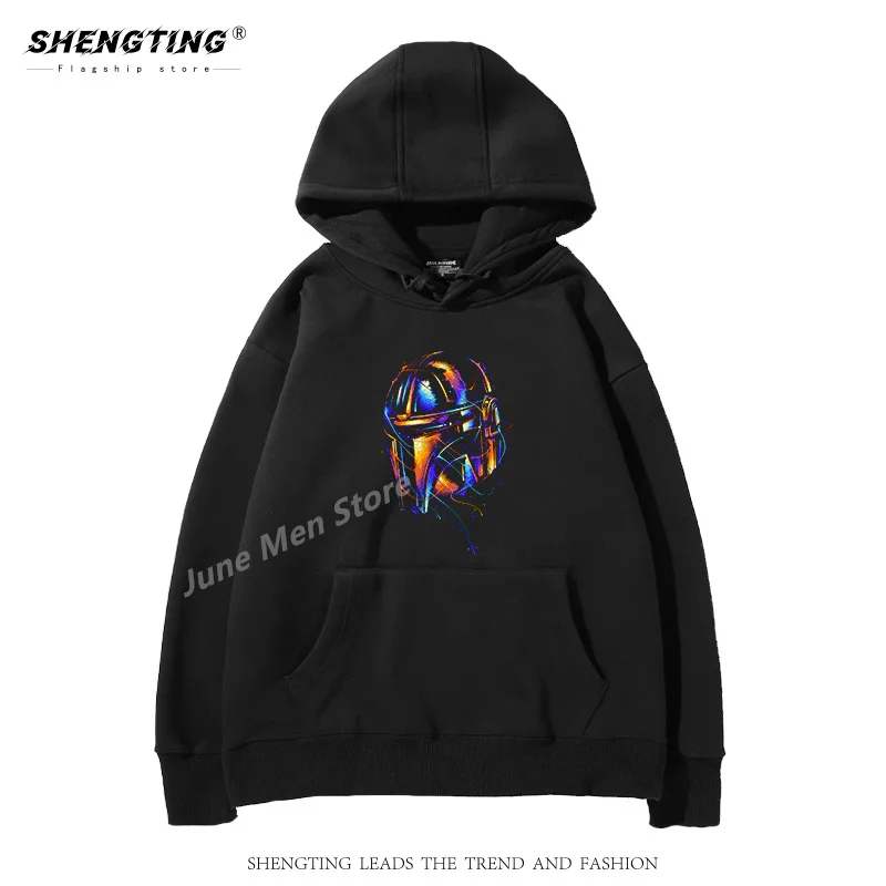 (Uniqlo) Star Wars hoodie man Darth Vader Force lightsaber Top Long Sleeve Hoodie Men Cotton Hoodie Top Summer Women Men Hoodie