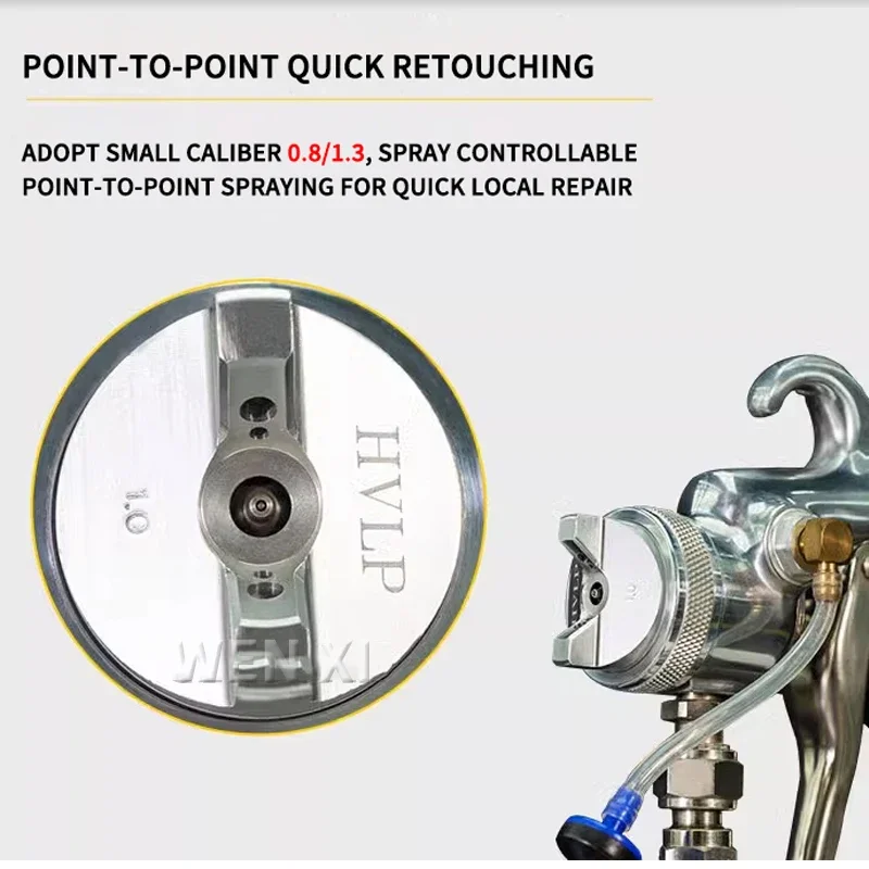 

Car Painting Spray Gun AIR Professional Automotive Tools JC-A1000 Clear Coats Nozzle Size 1.3MM/0.8MM For Car Painting