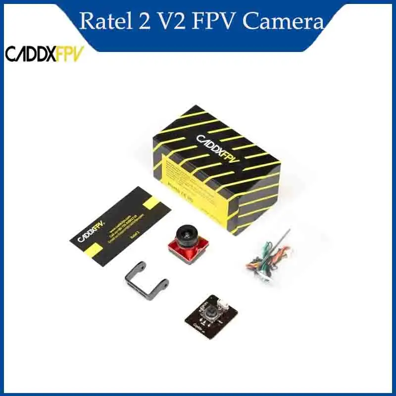 

Caddx Ratel 2 V2 FPV Camera Ratel2 2.1mm Lens 16:9/4:3 NTSC/PAL Switchable 19*19mm Super WDR for FPV Racing Drone RC Parts