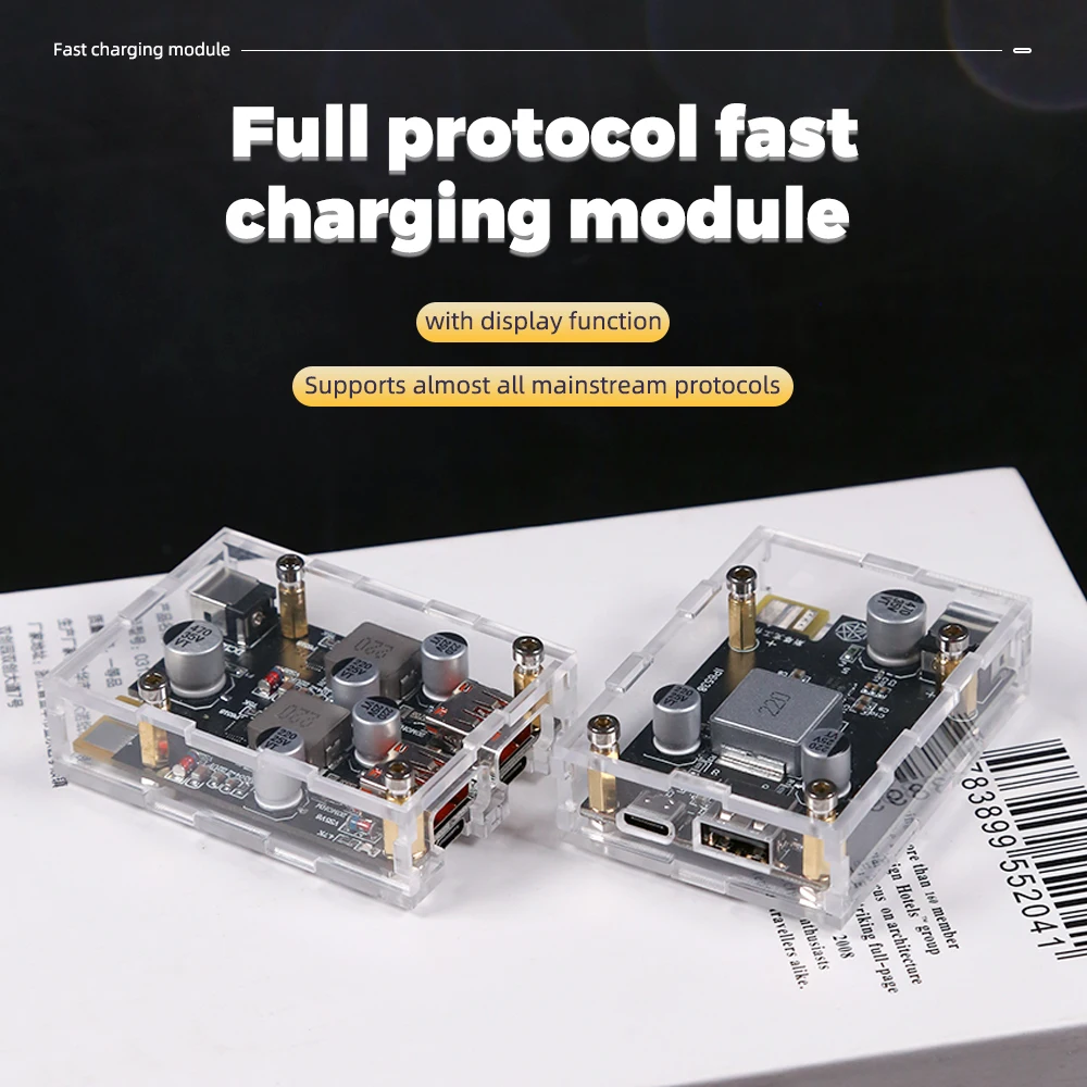 Acrylic Full Protocol Fast Charge Module Car Desktop Charger 100w Typec Boost SW3518