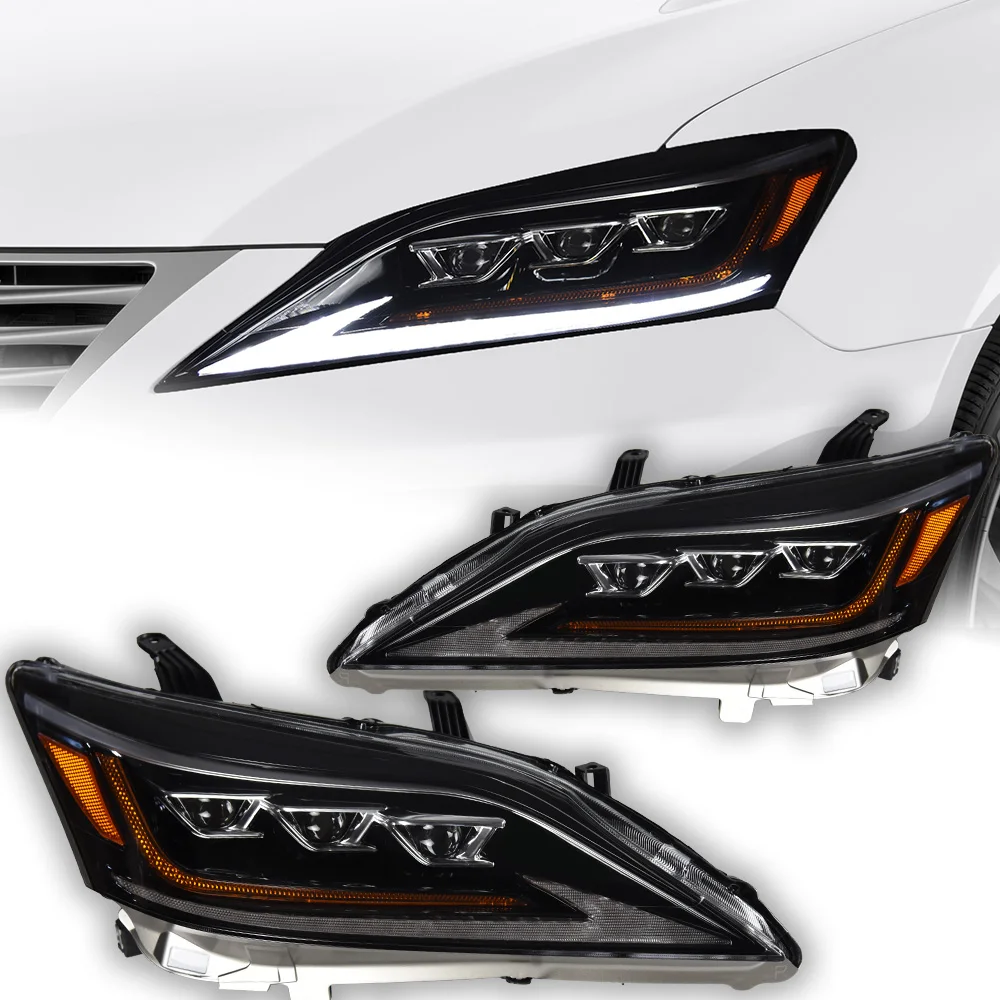 Car Lights For Lexus ES200 Headlight Projector Lens 2006-2012 ES300 Dynamic Signal Head Lamp ES350 LED Headlights Drl Automotive