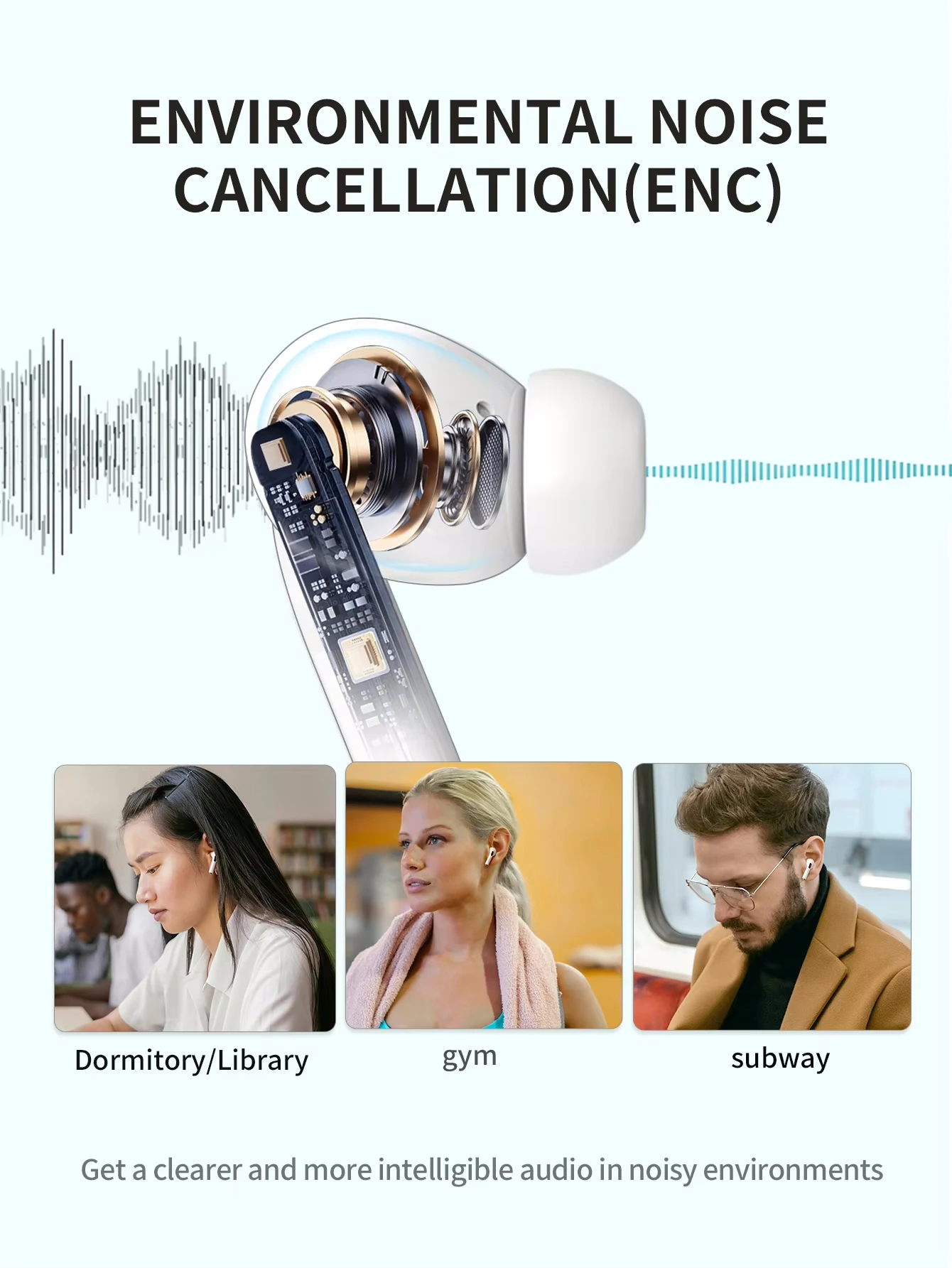 Беспроводные наушники с шумоподавлением, HIFI звук, спортивные наушники для ios-18 ANC Pro 2, беспроводные Bluetooth наушники, кабель типа USB-C