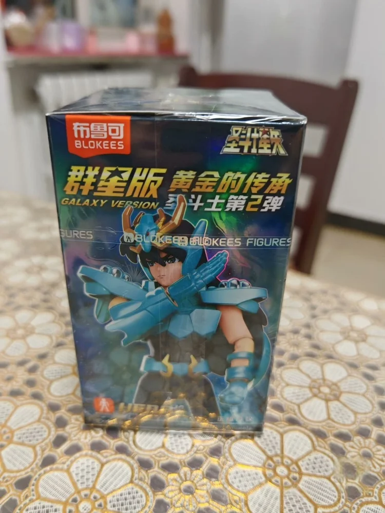 Blokees Saint Seiya Galaxy Version 2 شخصيات الحركة Camus Hoyoga Dohko Milo Shiryu Pegasus Nachi أنيمي التماثيل لعبة المشجعين هدية
